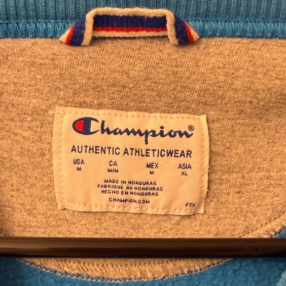 Champion Men's Vibrant Blue Crewneck Sweater - Picture 3 of 5